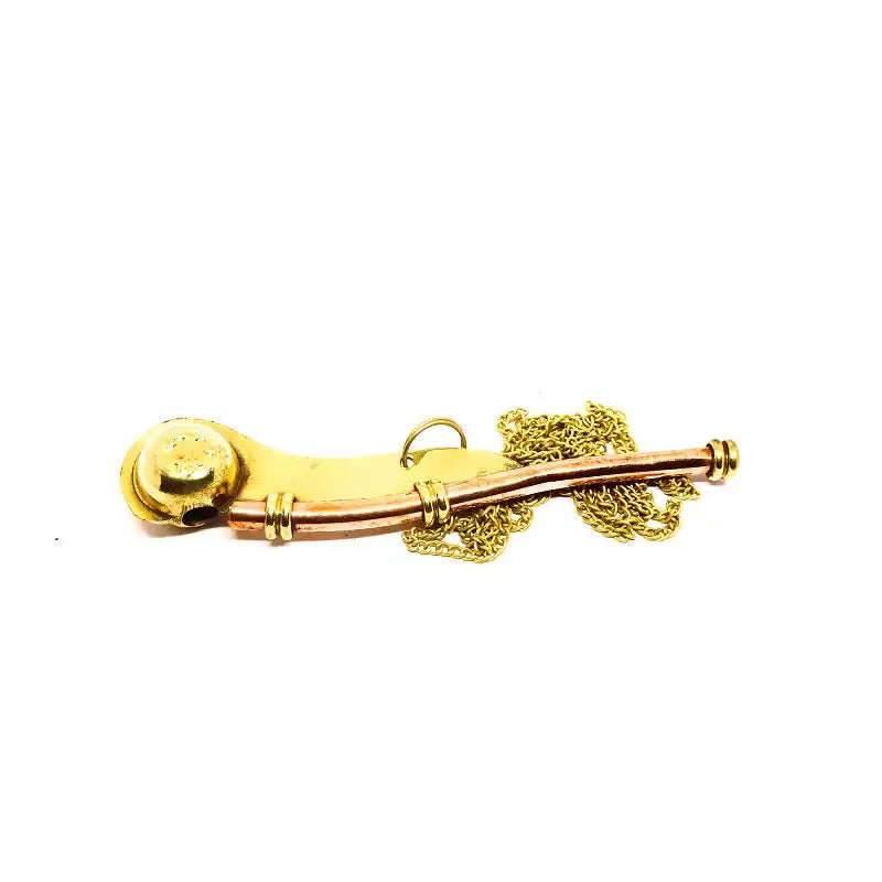 Brass Whistle Key Ring BWKR01