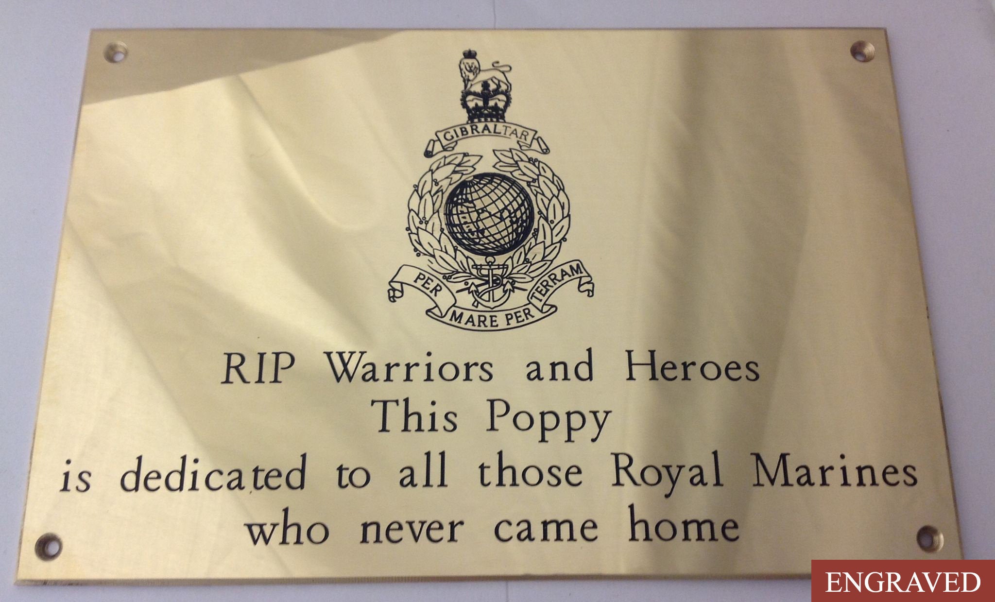 Premium Engraved Brass Name Plate