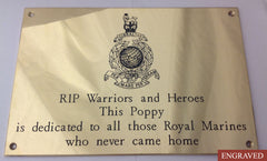 Premium Engraved Brass Name Plate