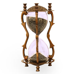 Brass Sand Clock Timer for home and office decor