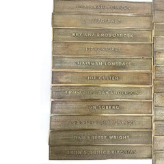 Custom Patina Antiquated Wall and Door Signs Plaques CPAWDSP17