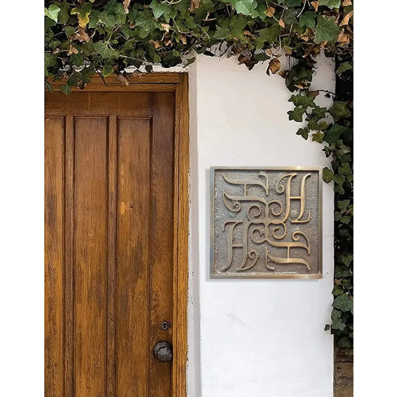 Custom Logo Plaque in Bronze