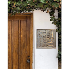 Custom Logo Plaque in Bronze