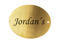 Customized Engraved Brass plaques 