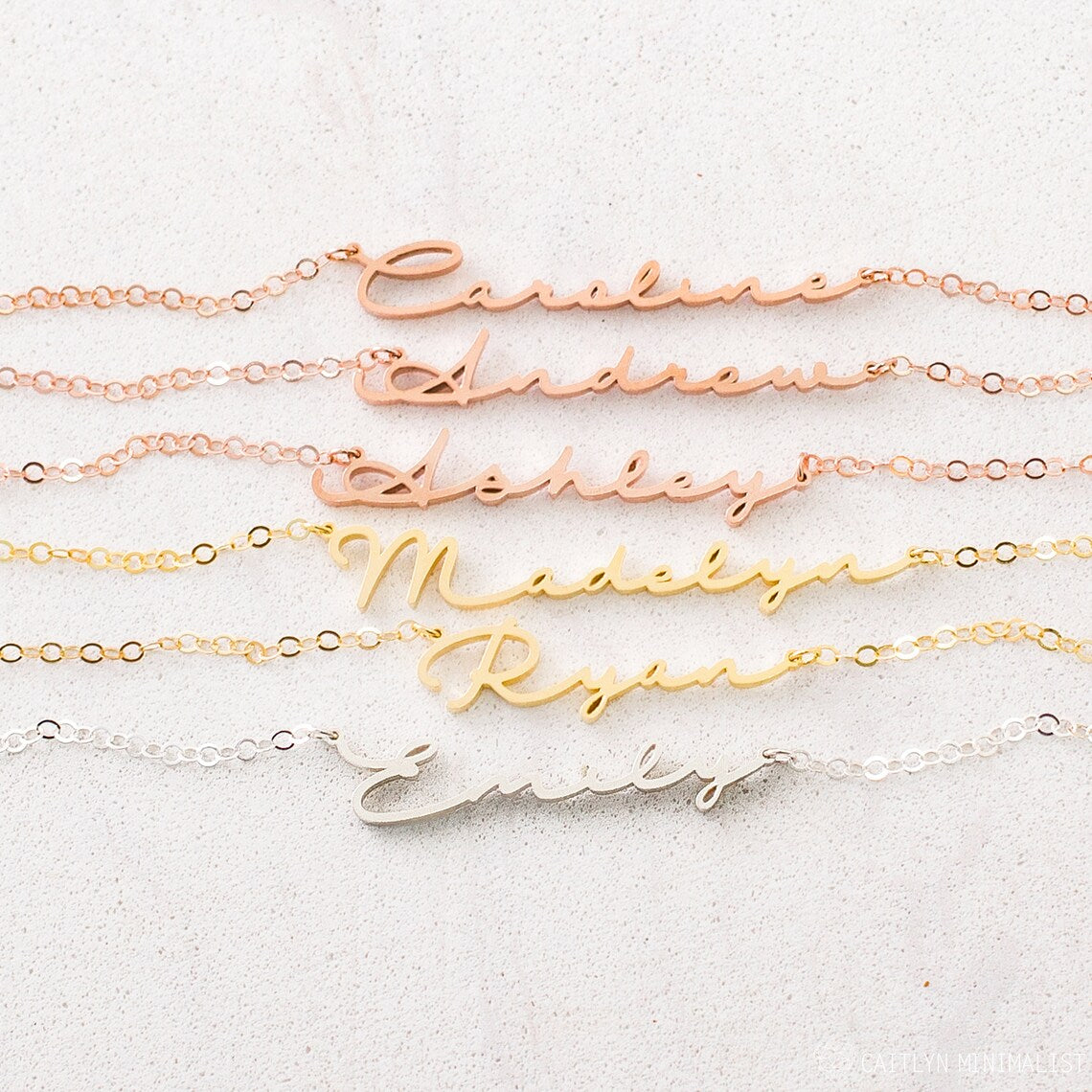 Dainty Name Necklace • Personalized Name Jewelry • Tiny Name Necklace • Baby Girl Name Necklace • Bridesmaids Gift • Baby Shower Gift • Gift for Her