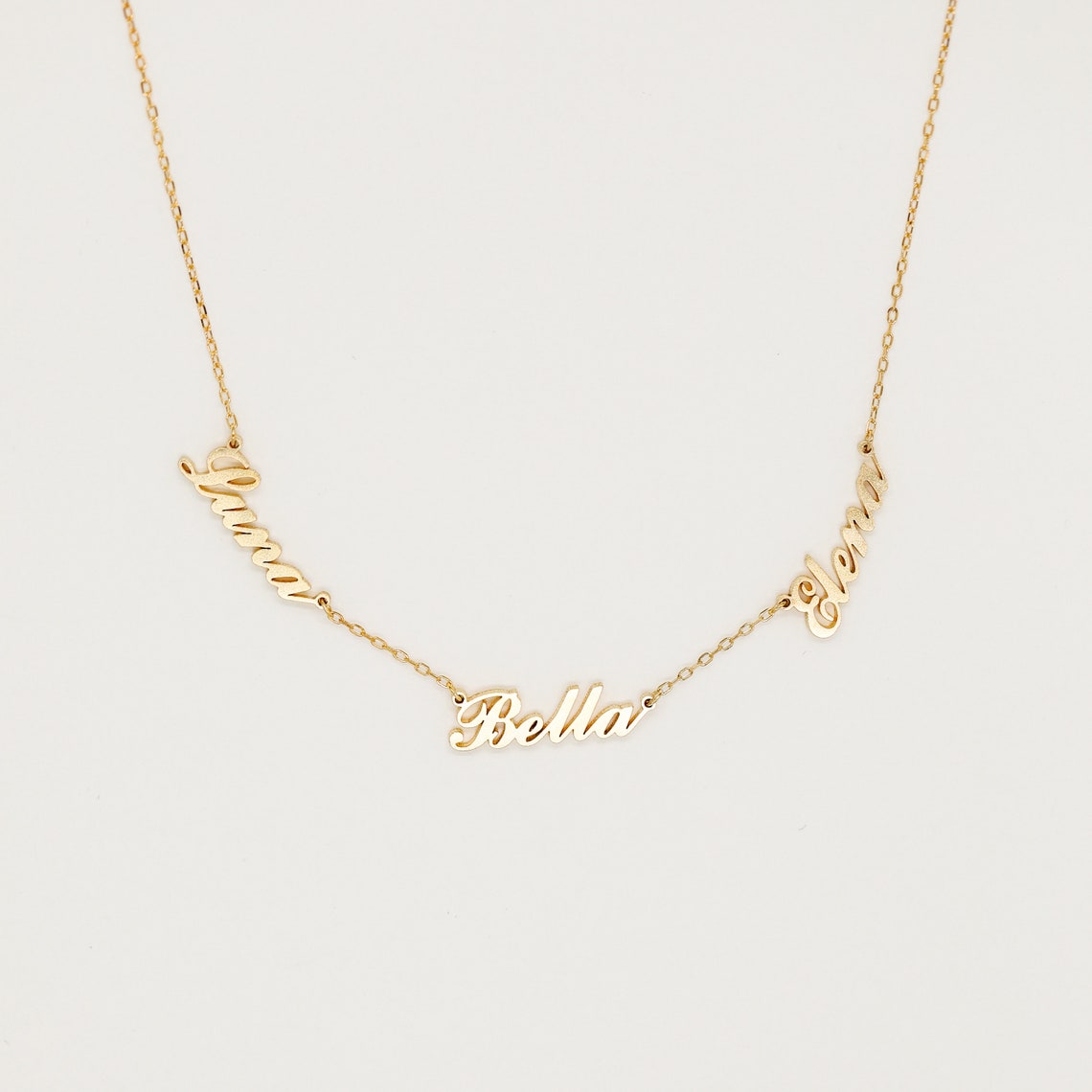 Perfect Gift for Mom • Family Name Necklace in Gold, Silver, Rose • Children Names Necklace • Mothers Necklace • Personalized Gift