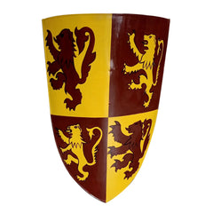 Medieval Armor Dragon Roman Combat LARP Owen Glendower Prince Of Wales Ready For Battle Shield