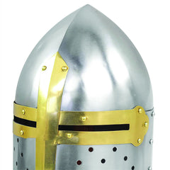 Medieval Crusader DecMode Deco 79 Steel Helmet