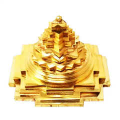 Meru Shree yantra / Shri Yantra Brass Vastu Home Pooja Meditation Size 3 Inch