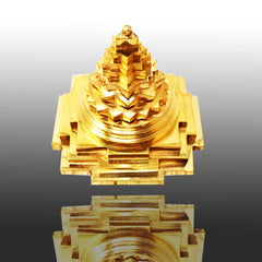 Meru Shree yantra / Shri Yantra Brass Vastu Home Pooja Meditation Size 3 Inch