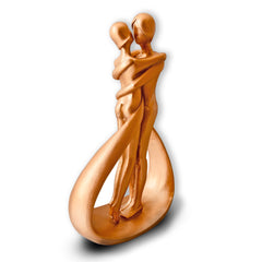 Resin Passionate embrace kiss couple statue abstract Romantic Ornament Figurine Home Decor Engagement Wedding Gift