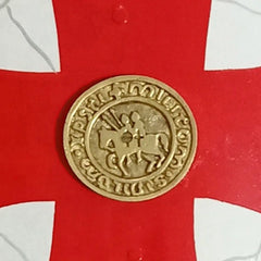 Templar Knight Royal Crusader Shield Red Cross Heavy Cavalry Combat Shield