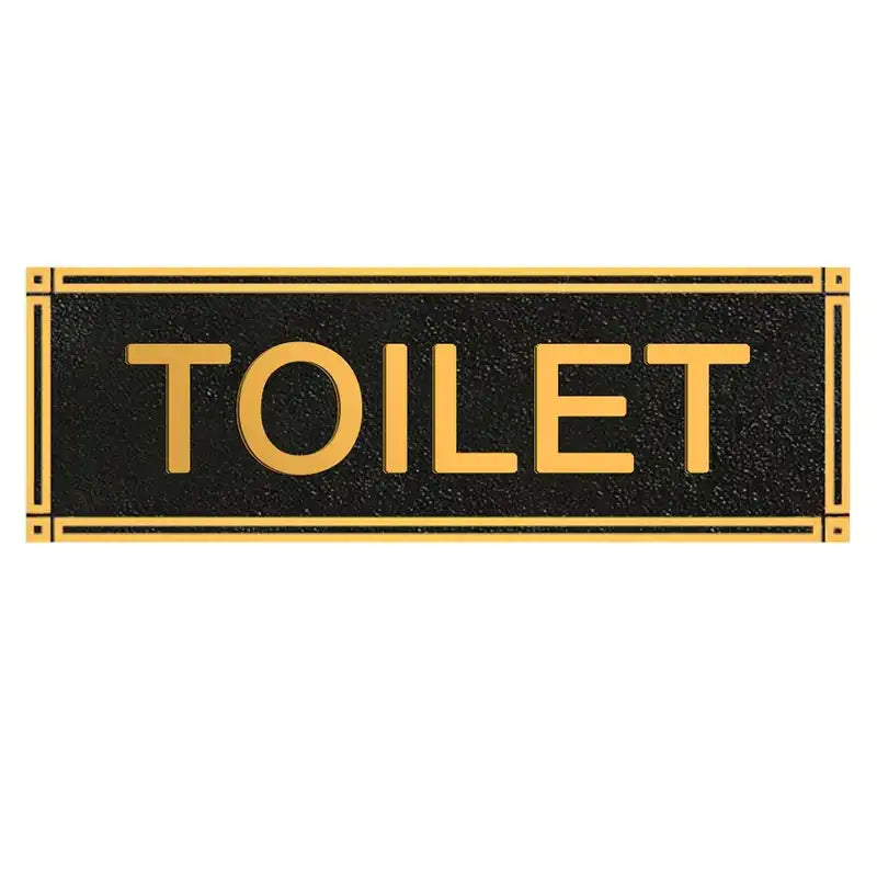 Weatherproof Brass Door Sign for Office