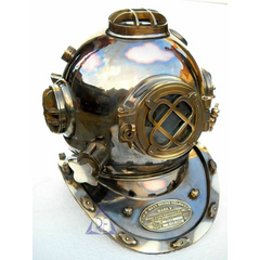 Vintage Divers Nautical Mark V Scuba Decor Diving Helmet DHP14