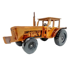 Vintage  Wooden Handicrafts Tractor Toy For Home Decor