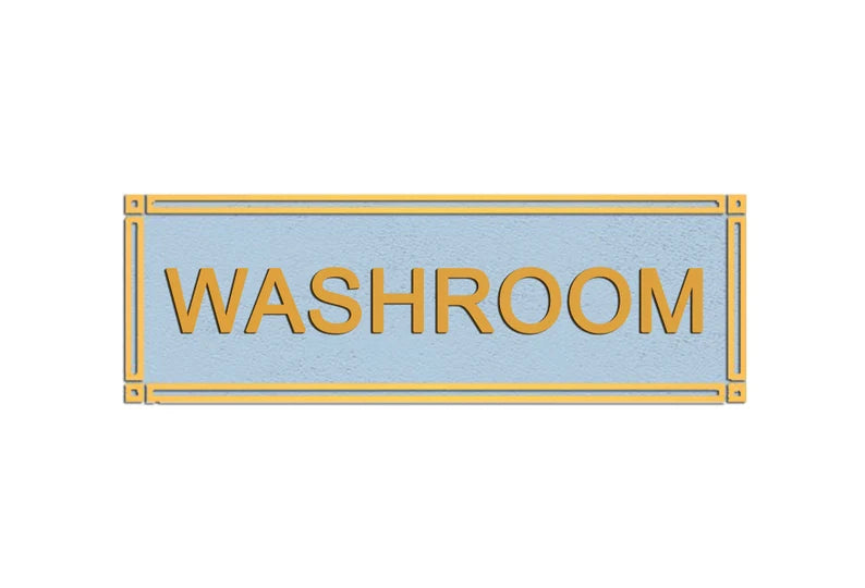 Brass Door Marker with Engraving