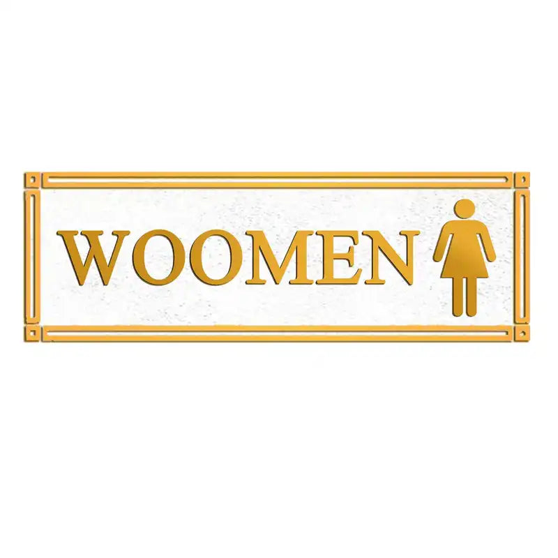 Elegant Custom Brass Door Sign