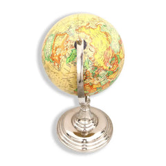 World Globe With Silver Stand Globe For Office Decor