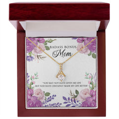 Alluring Beauty Cubic Zirconia Necklace For Bonus Mom ABCZNBM01