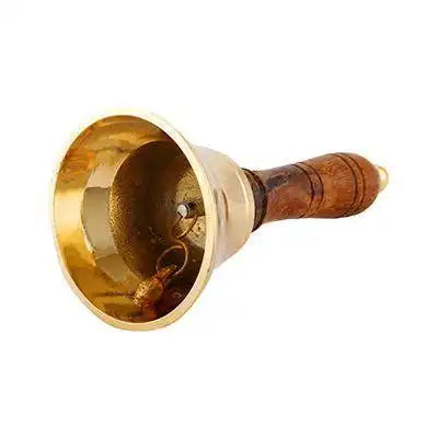 nautical brass hand bell with a loud, clear sound