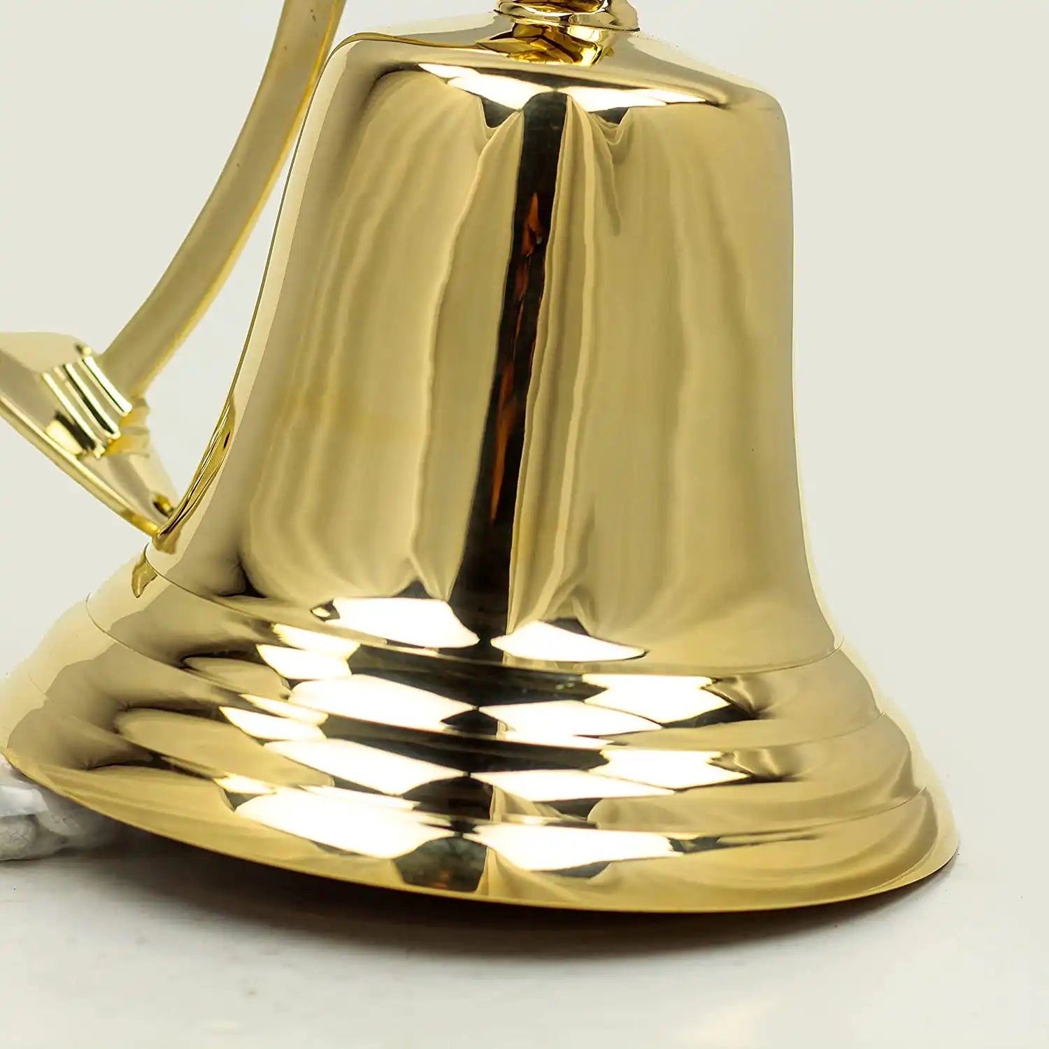 wall-mounted brass ship bell for home and garden
