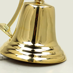 wall-mounted brass ship bell for home and garden