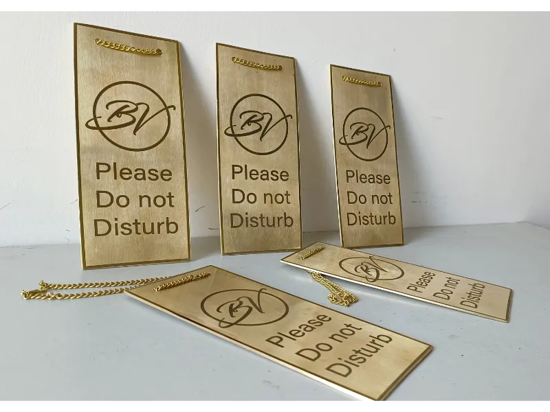 Solid brass custom tag brass - label plate engraved