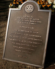 Custom brass historic house marker