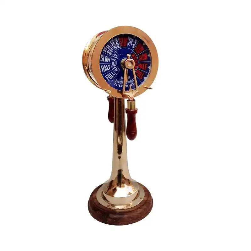 Antique Brass Engine Order Telegraph Vintage Ship Marine Engine Room Decorative item